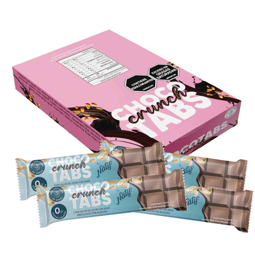 CHOCO TABS CRUNCH X 35GR