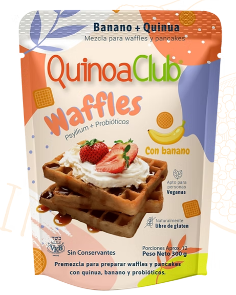 PREMEZCLA WAFFLES X 300GR - QUINOA CLUB