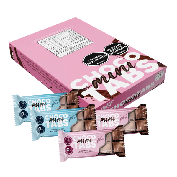 CHOCO TABS MINI NATIF X 12GR