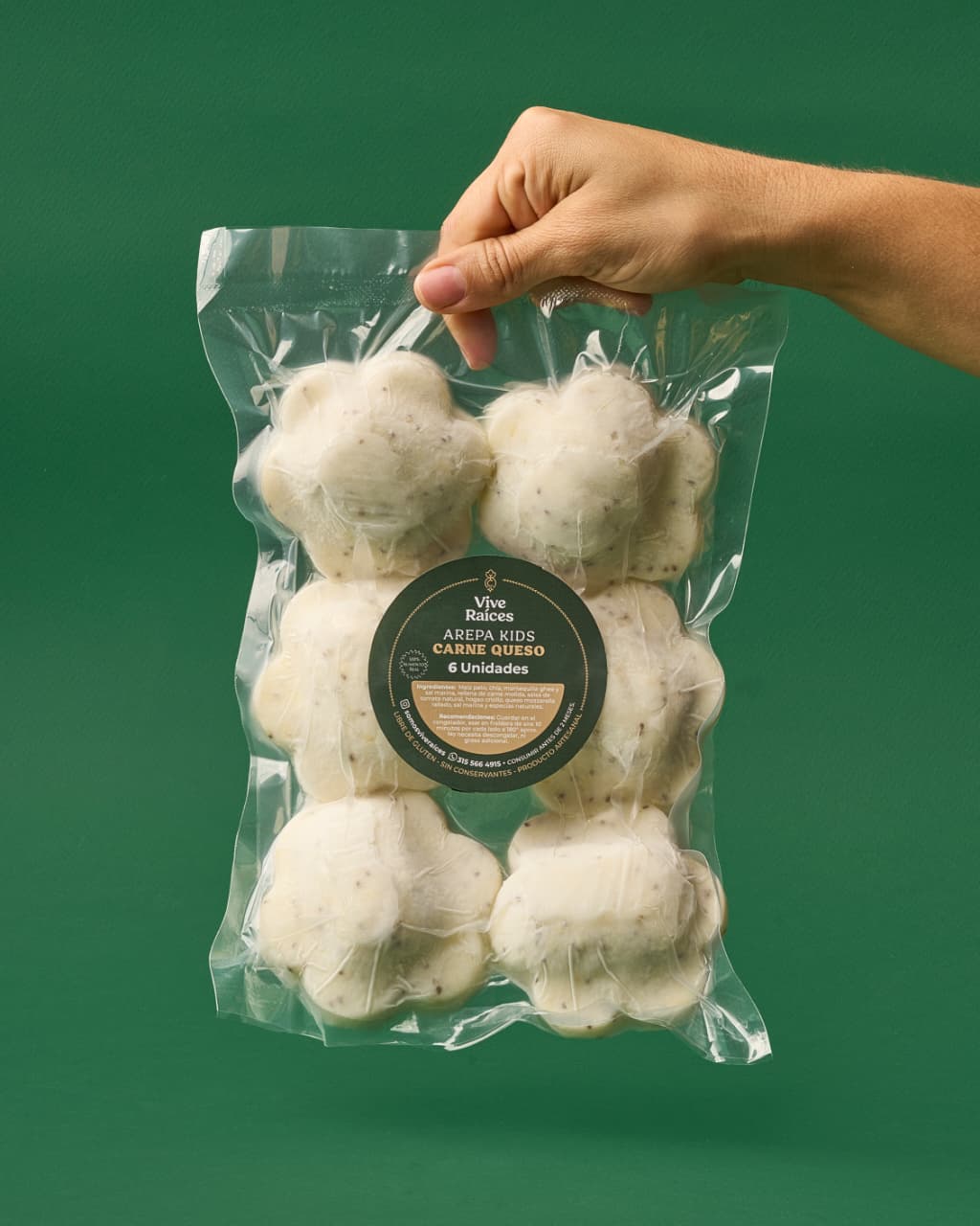 AREPA KIDS X 6UDS - VIVE RAICES