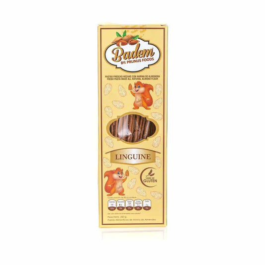 LINGUINE A BASE DE ALMENDRAS X 250GR - BADEM