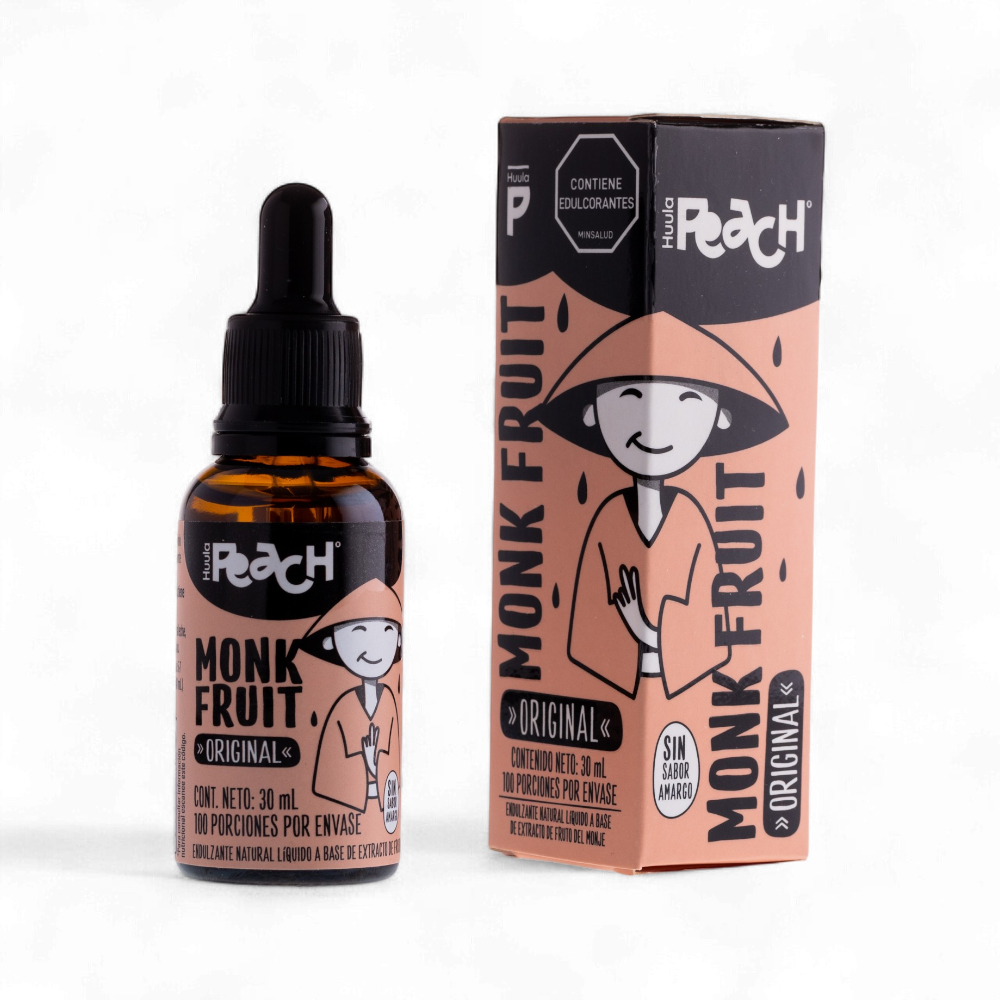 MONKFRUIT X 30ML - HUULA PEACH