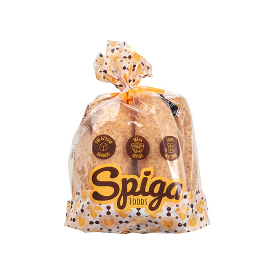 PAN INTEGRAL CON MASA MADRE Y QUESO DE ALMENDRAS X 5UDS - SPIGA