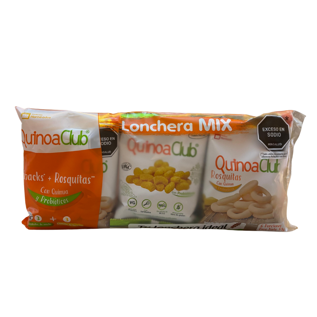 LONCHERA MIX SNACKS + ROSQUILLAS - QUINOA CLUB