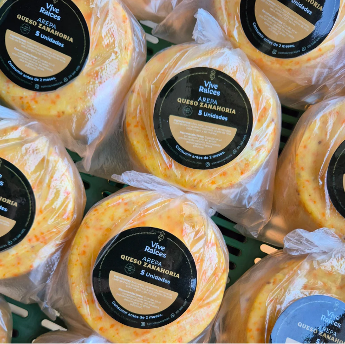 AREPAS CON QUESO X 5UDS - VIVE RAICES