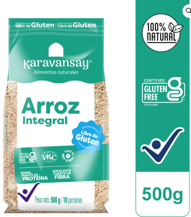 ARROZ INTEGRAL X 500GR - KARAVANSAY