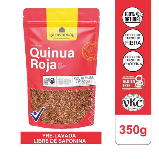 SEMILLA DE QUINUA ROJA X 350GR - KARAVANSAY