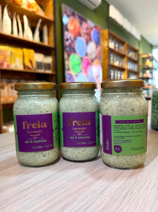 SALSA DE AJO X 220GR - FREIA