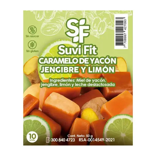 CARAMELO DE YACÓN X 10UDS - SUVIFIT