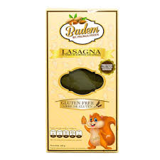 LASAGNA A BASE DE HARINA DE ALMENDRAS Y ESPINACAS X 250GR - BADEM